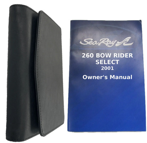 Owner manual for 2001 sea - owner's,