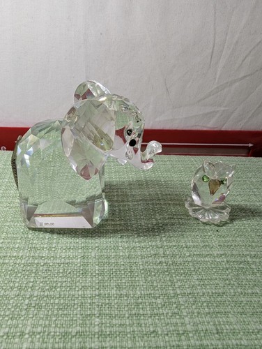 Swarovski crystal elephant - crystal,