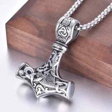 Viking Hammer Necklace For