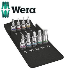 Wera 9 Piece 1/2" Metric Hold