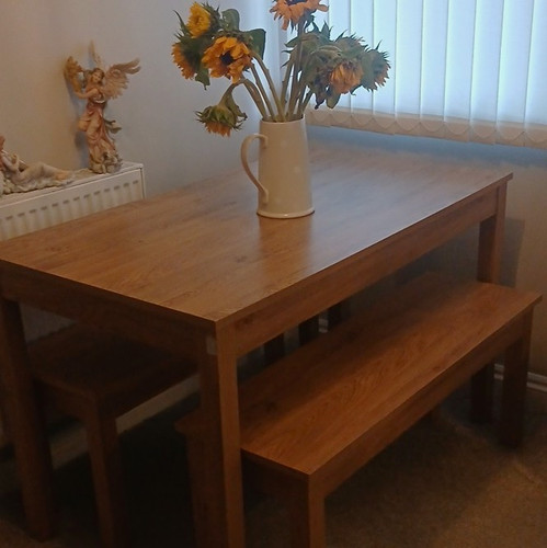 Wood brown rectangular dining - rectangular,