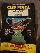 ASTON VILLA V EVERTON 1977