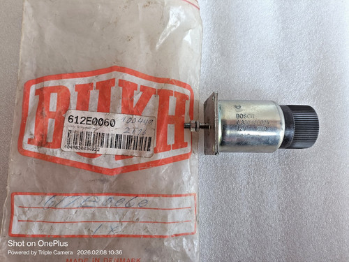 Bukh stop solenoid