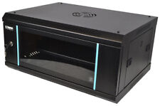 19" Metal Rack Cabinet with Glass Door 450mm Deep - Choice of U Size