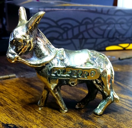 Vintage solid brass polperro - solid,