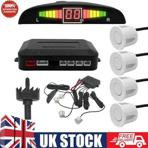 White reversing sensors kit - reversing,