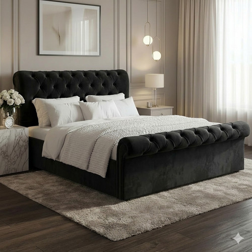 Chesterfield ottoman sleigh - chesterfield,