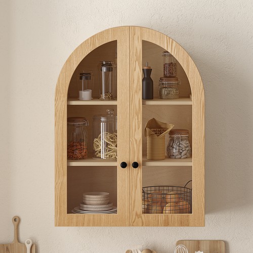 Arched wall mounted cabinet - arched,