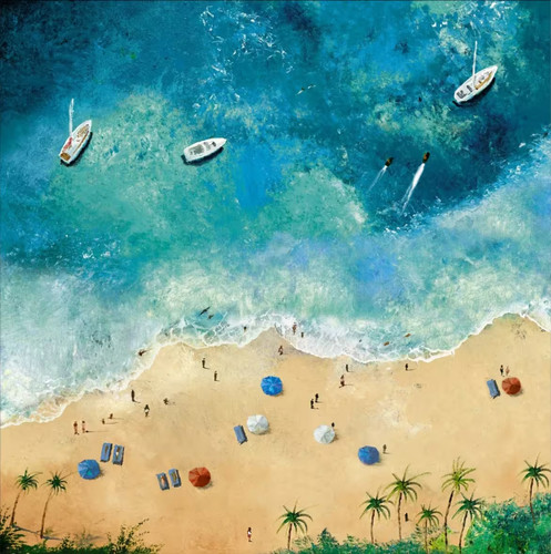 Above the shore - above, framed