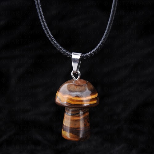 Mushroom necklace fungi tigers - mushroom,