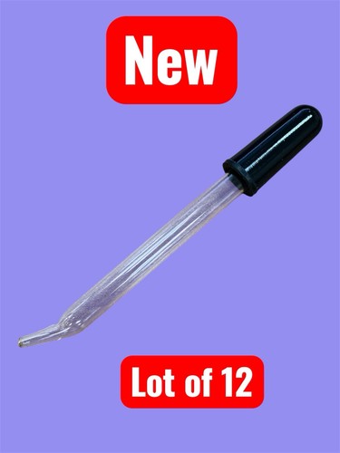 Curved tip eye dropper glass - tip,