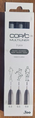 Copic multiliner pens black - pens,