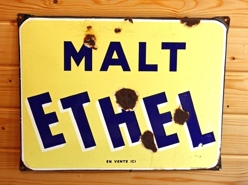 Vintage 48cm enamel - enamel, malt