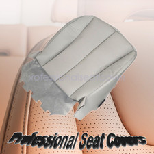 For 2007 2008 2009 2010 2011 Toyota Camry Driver Bottom Leather Seat Cover Gray