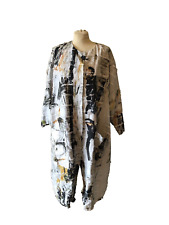 Annette Gortz Long Quirky Tabu Textured Jacket (Large / XL)