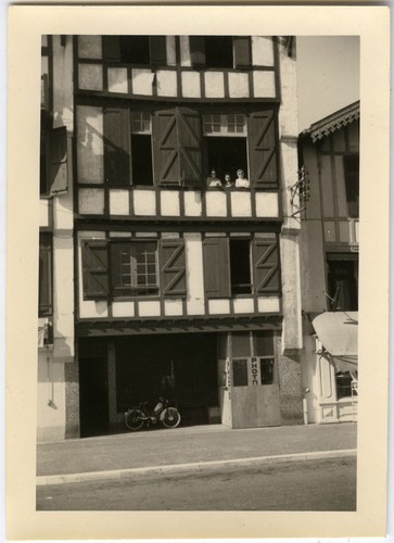 Old photo maison alsace - old,