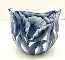 Small Blue Ceramic Tulips