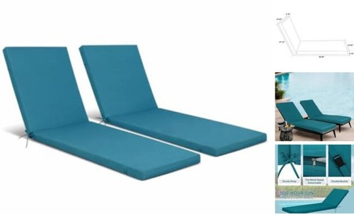Outdoor chaise lounge cushion - chaise,