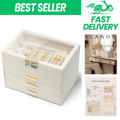 Vlando tier jewellery box - jewellery,