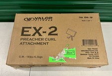 VALOR FITNESS EX-2 Preacher Curl Attachment Complete With Pad & Bar Fitness