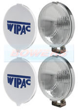 CLASSIC MINI CHROME WIPAC 5 1/2" FOG LIGHTS FOG LAMPS BOXED PAIR WITH COVERS