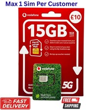 1 x New Vodafone Pay As You Go