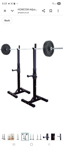 Homcom power rack - rack, weight
