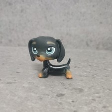 LITTLEST PET SHOP . #325 BLACK DACHSHUND 