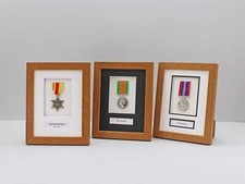 Personalised Military Medal display Frame for One Medal