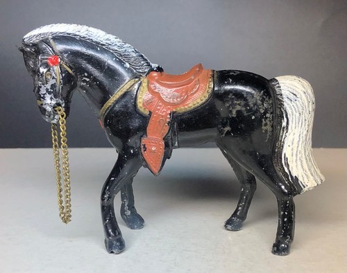 Spelter horse figure cold - figure-,