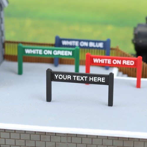 Gauge station sign model - oo,