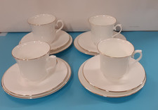 Queen Anne 4x Cups Saucers