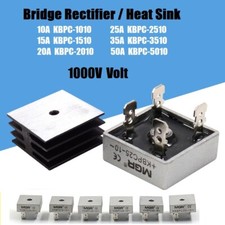 10A-50A 1000V Volt Metal Case Single Phases Diode Bridge Rectifier KBPC1010-5010