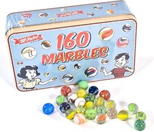 160 Classic Glass Marbles Toys