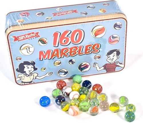 160 classic glass marbles toys - classic,