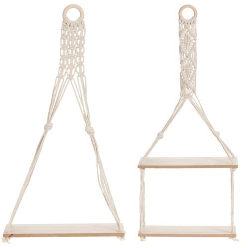 Wooden floating hanging shelf - wooden,