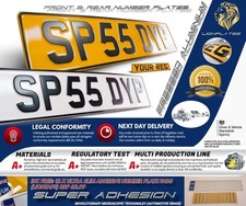 PRESSED METAL 3D ALUMINIUM EMBOSSED CAR REGISTRATION REG NUMBER PLATES MOT PASS