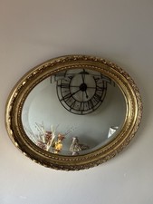 Vintage Oval Gold Gilt Framed