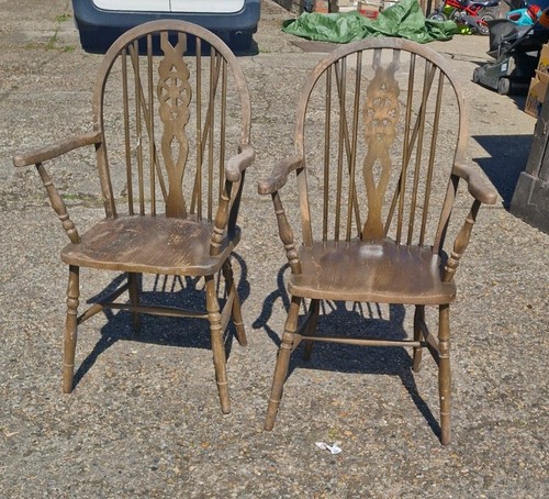 Pair antique wheel - pair,