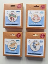Peter Rabbit  Cross Stitch Kits Set Of Four  Crafty Kit Company Easy Peasy Level
