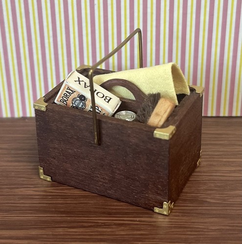 Dolls house cleaning caddy - cleaning,