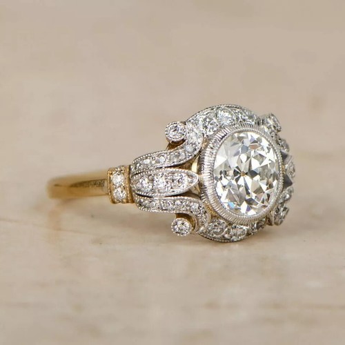 2ct vintage diamond antique - 2ct,