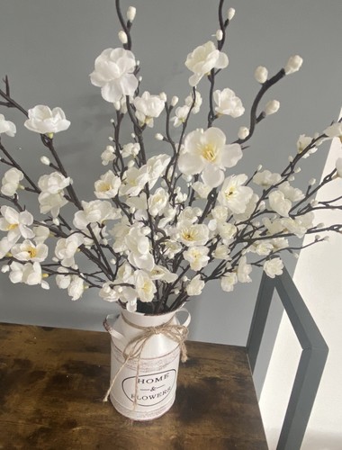 Artificial white cherry - white,