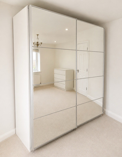 Ikea pax 200cm - 200cm, mirrored