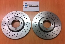 Ford Cortina mk3 mk4 mk5 Drilled Grooved Brake Discs