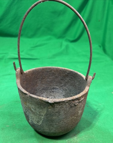Antique cast iron smelting - cast, pot