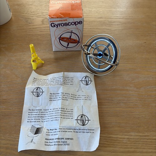 Progress gyroscope toy - gyroscope, vintage