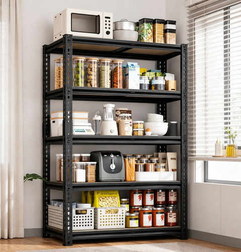 Metal heavy duty shelving - metal,