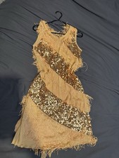 Head-Turning Gold Sequin &