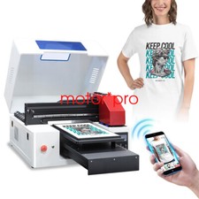 New A3 UV DTG Printer/T-shirt Clothes Printing Machine 2pcs XP600 220V